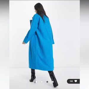 River Island Coat with Cuff Detail